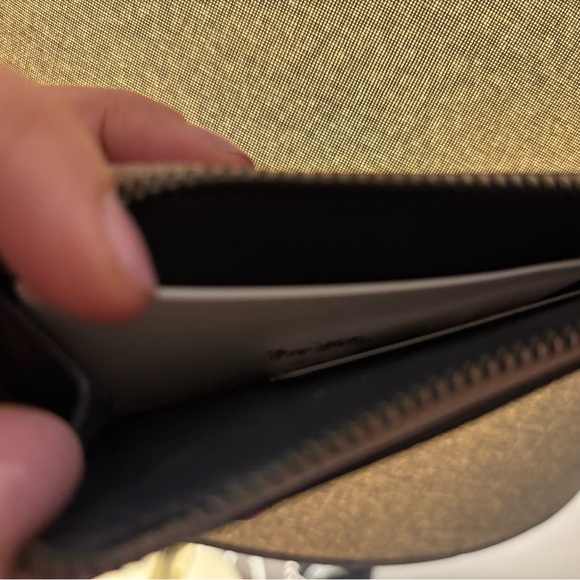 Coach Small L Zip Card Case Tan Colorblock NWOT sku: 9456435 - Picture 5 of 9